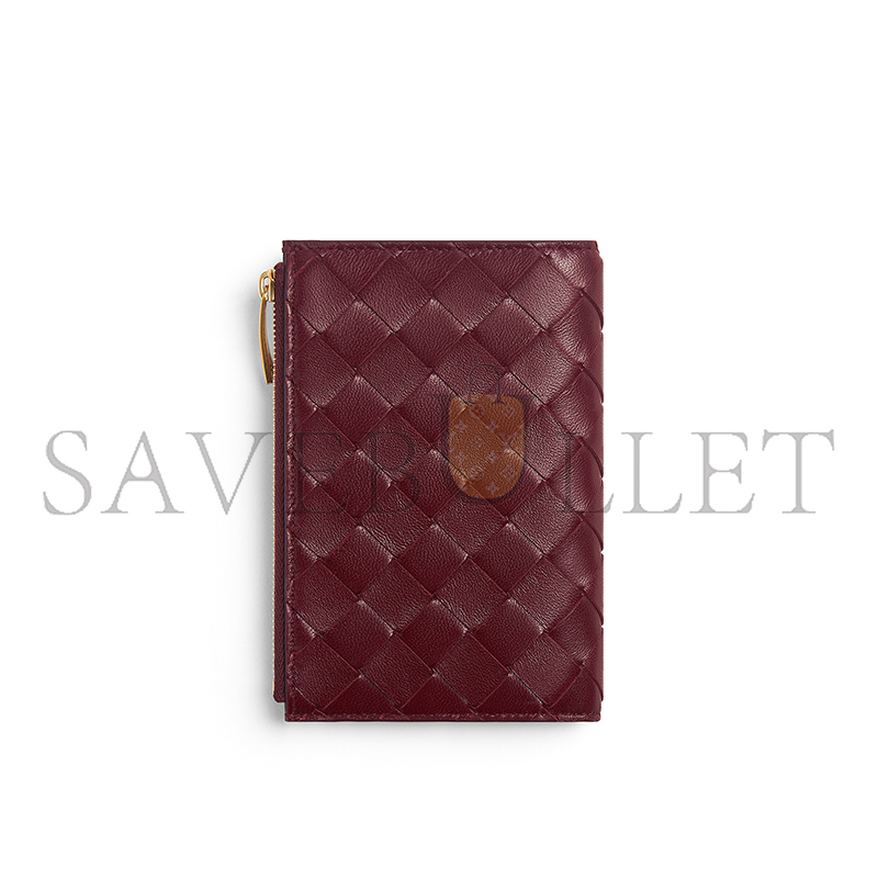 b0tt*ga Ven*ta intrecciato medium bi-fold wallet 749940vcpp22247 (14.5*9.3*2cm)